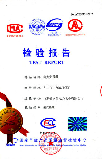 朔州电力变压器检测合格报告